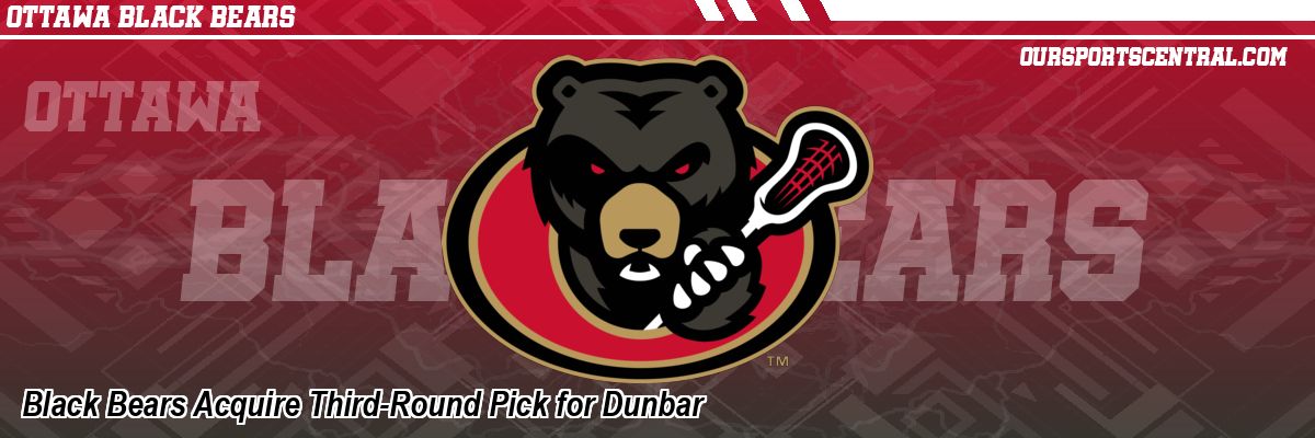 Black Bears Acquire Third-Round Pick for Dunbar