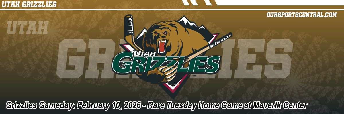 Grizzlies Gameday: February 10, 2026 - Rare Tuesday Home Game at Maverik Center