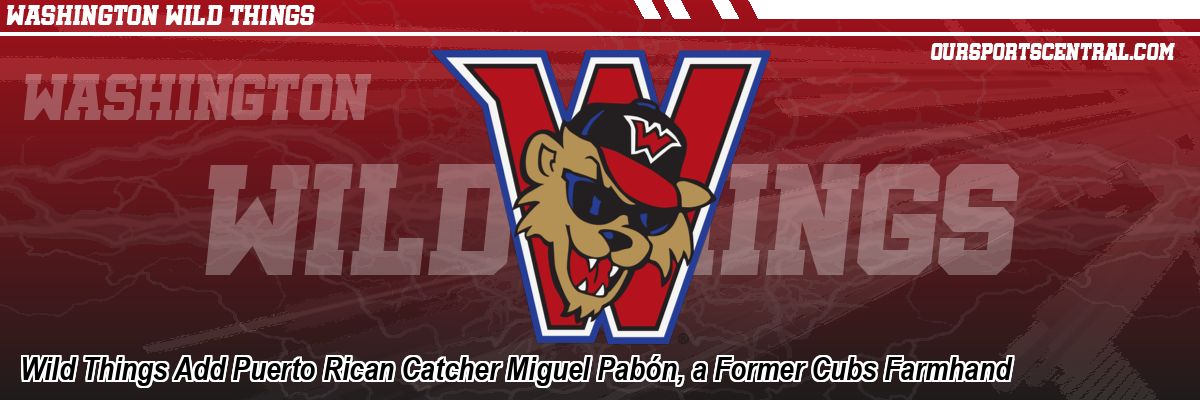 Wild Things Add Puerto Rican Catcher Miguel Pabón, a Former Cubs Farmhand