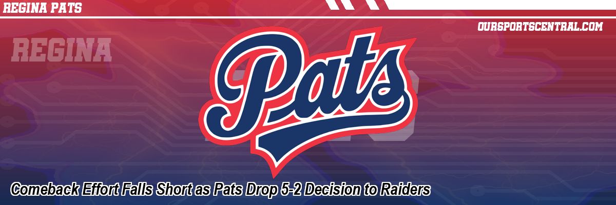Comeback Effort Falls Short as Pats Drop 5-2 Decision to Raiders