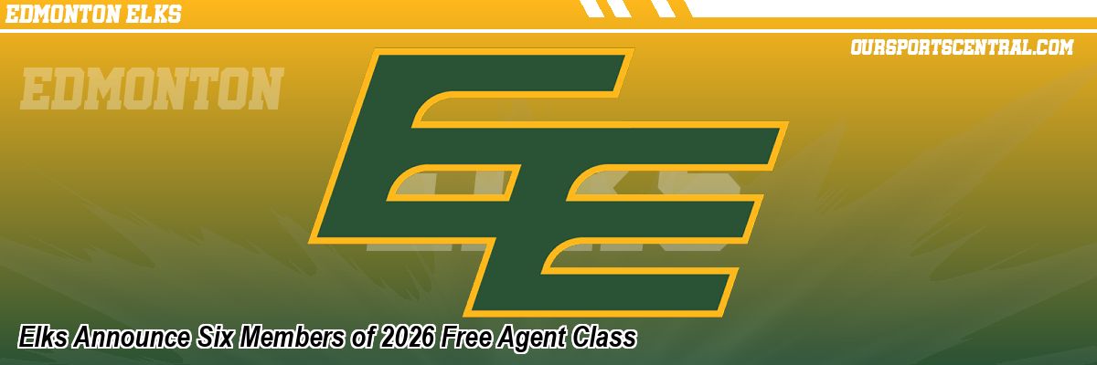 Elks Announce Six Members of 2026 Free Agent Class