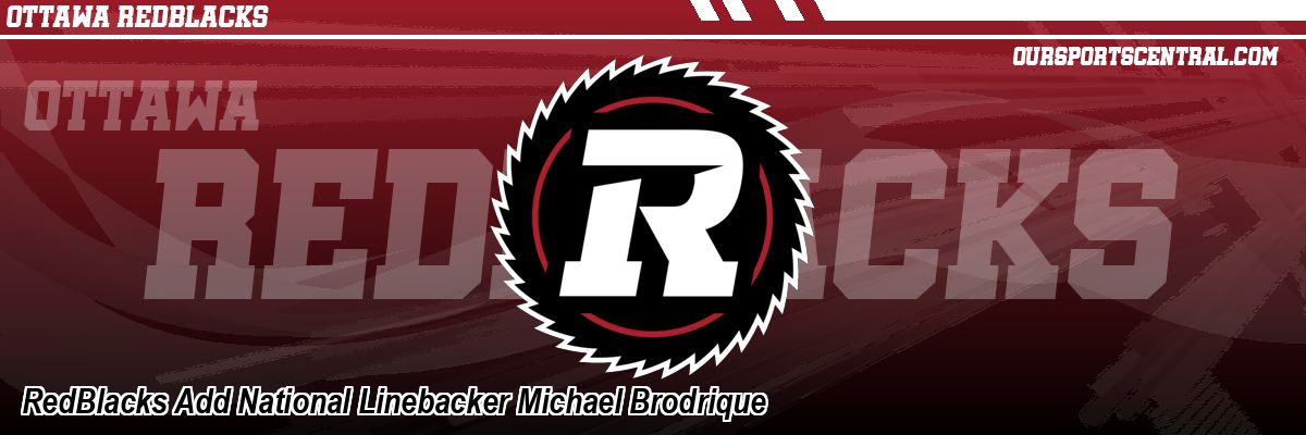 RedBlacks Add National Linebacker Michael Brodrique