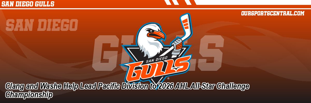 Clang and Washe Help Lead Pacific Division to 2026 AHL All-Star Challenge Championship