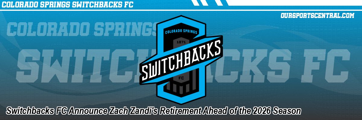 Switchbacks FC Announce Zach Zandi's Retirement Ahead of the 2026 Season