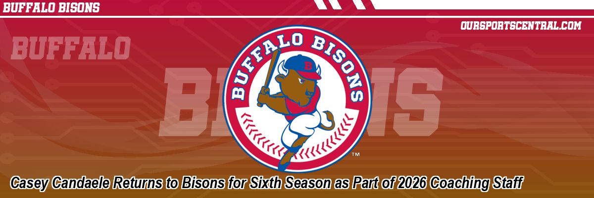Casey Candaele Returns to Bisons for Sixth Season as Part of 2026 Coaching Staff