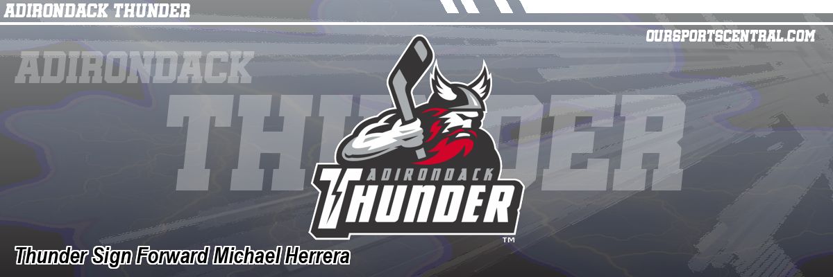 Thunder Sign Forward Michael Herrera