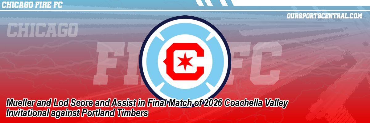Mueller and Lod Score and Assist in Final Match of 2026 Coachella Valley Invitational against Portland Timbers