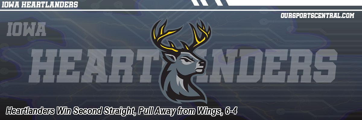 Heartlanders Win Second Straight, Pull Away from Wings, 6-4