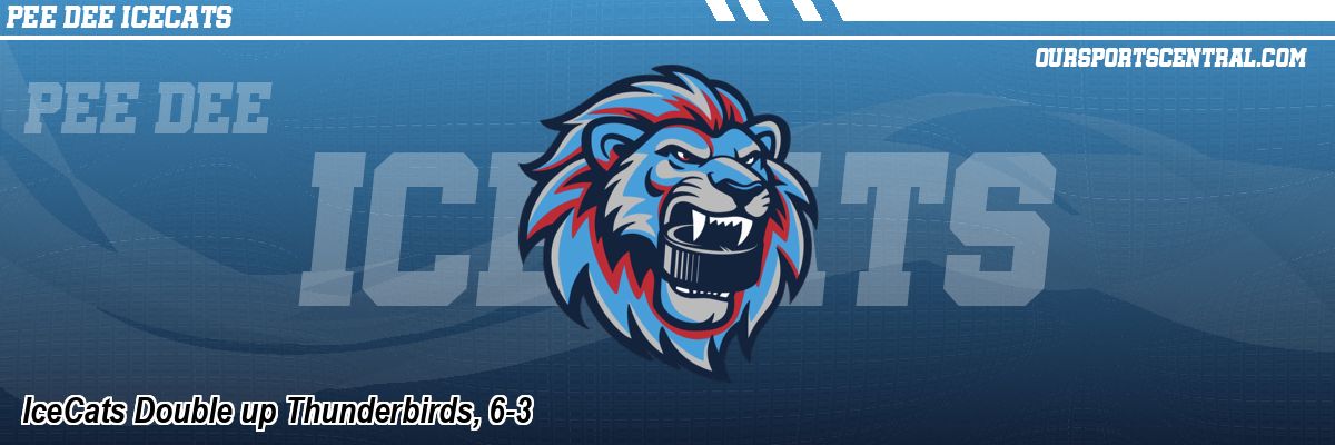 IceCats Double up Thunderbirds, 6-3