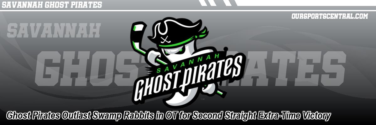 Ghost Pirates Outlast Swamp Rabbits in OT for Second Straight Extra-Time Victory