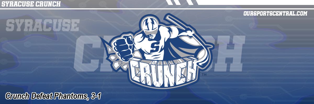 Crunch Defeat Phantoms, 3-1