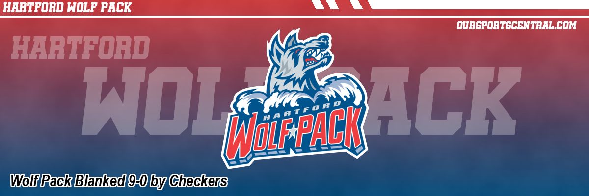 Wolf Pack Blanked 9-0 by Checkers