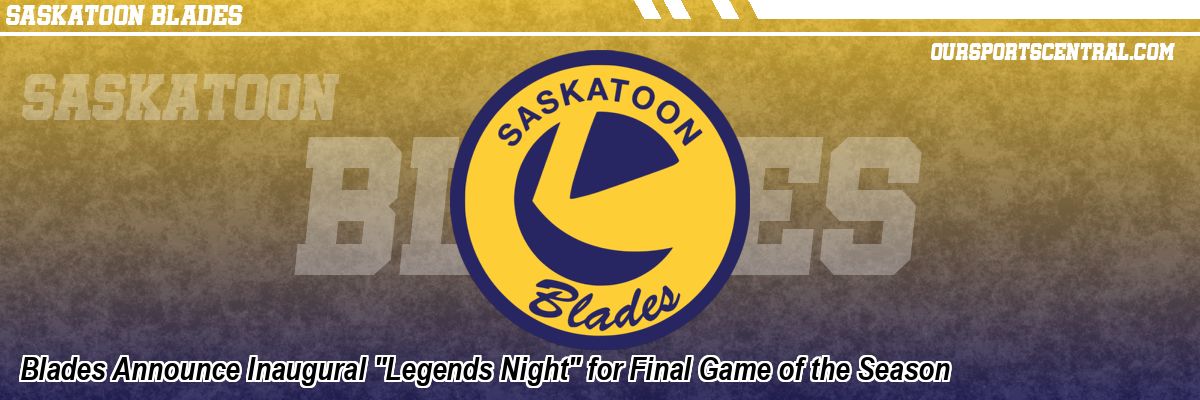 Blades Announce Inaugural