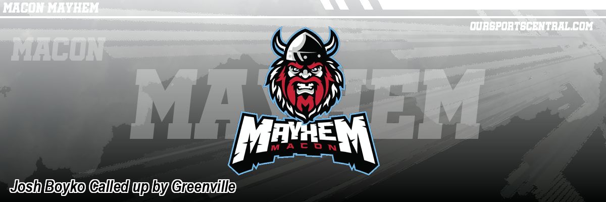 Josh Boyko Called up by Greenville