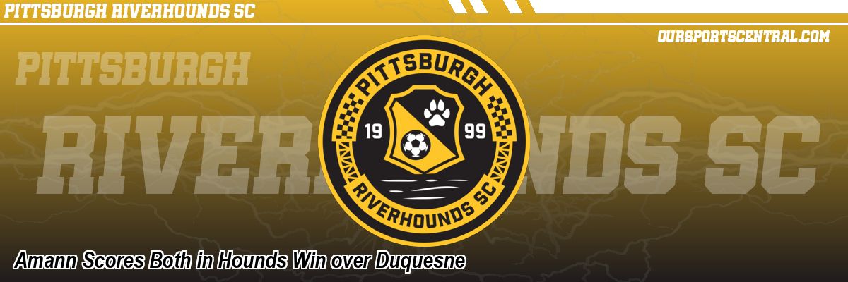 Amann Scores Both in Hounds Win over Duquesne