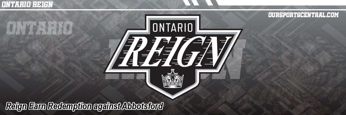 Reign Earn Redemption against Abbotsford