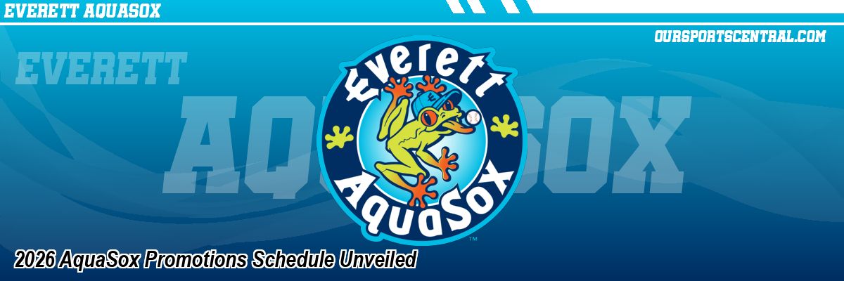 2026 AquaSox Promotions Schedule Unveiled