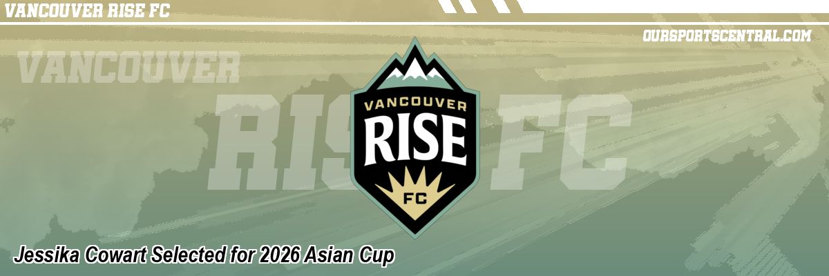 Jessika Cowart Selected for 2026 Asian Cup