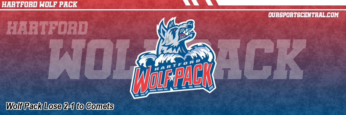 Wolf Pack Lose 2-1 to Comets