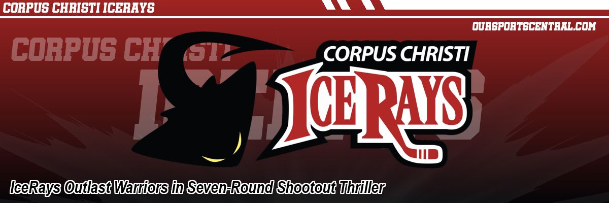 IceRays Outlast Warriors in Seven-Round Shootout Thriller