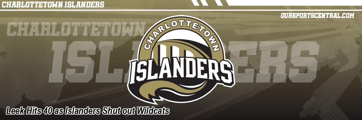 Leek Hits 40 as Islanders Shut out Wildcats