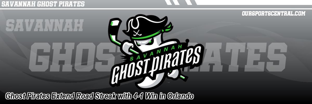 Ghost Pirates Extend Road Streak with 4-1 Win in Orlando