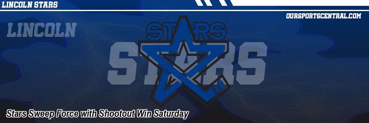 Stars Sweep Force with Shootout Win Saturday
