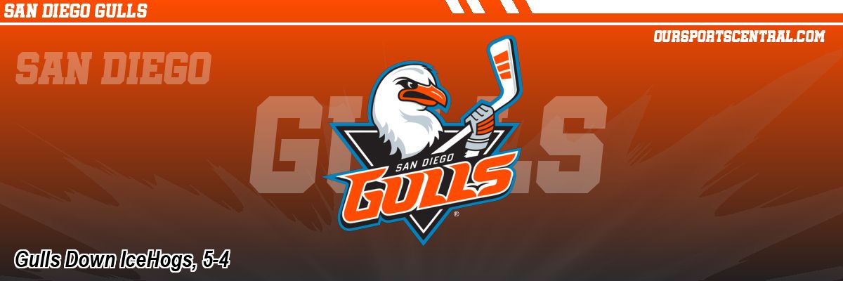 Gulls Down IceHogs, 5-4