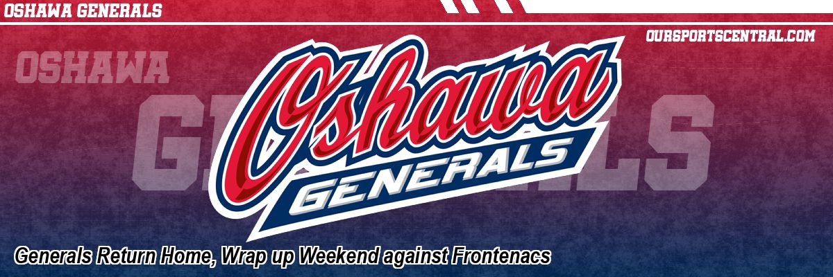 Generals Return Home, Wrap up Weekend against Frontenacs