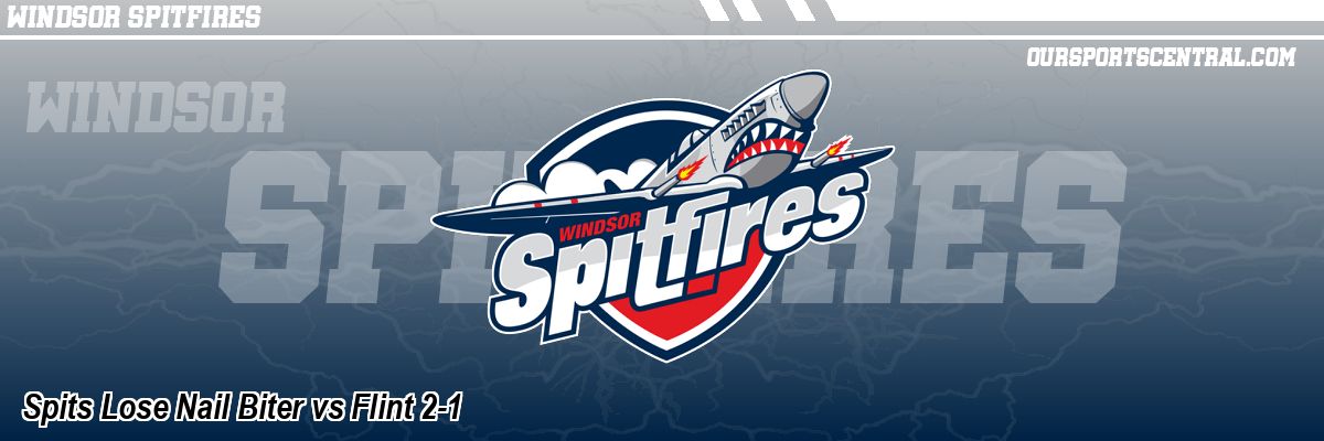 Spits Lose Nail Biter vs Flint 2-1