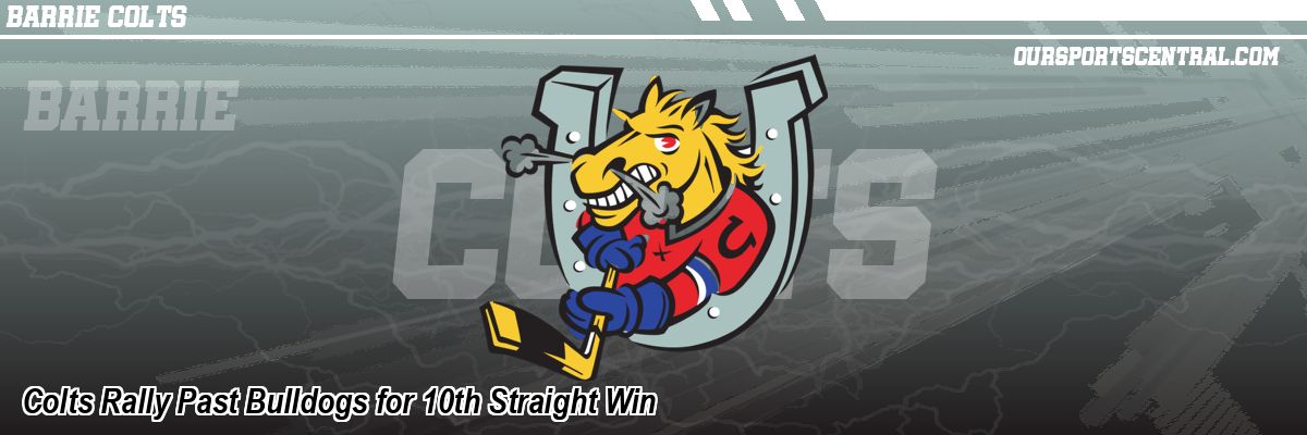 Colts Rally Past Bulldogs for 10th Straight Win