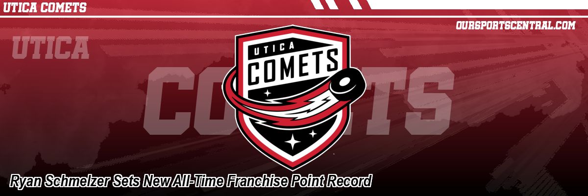 Ryan Schmelzer Sets New All-Time Franchise Point Record