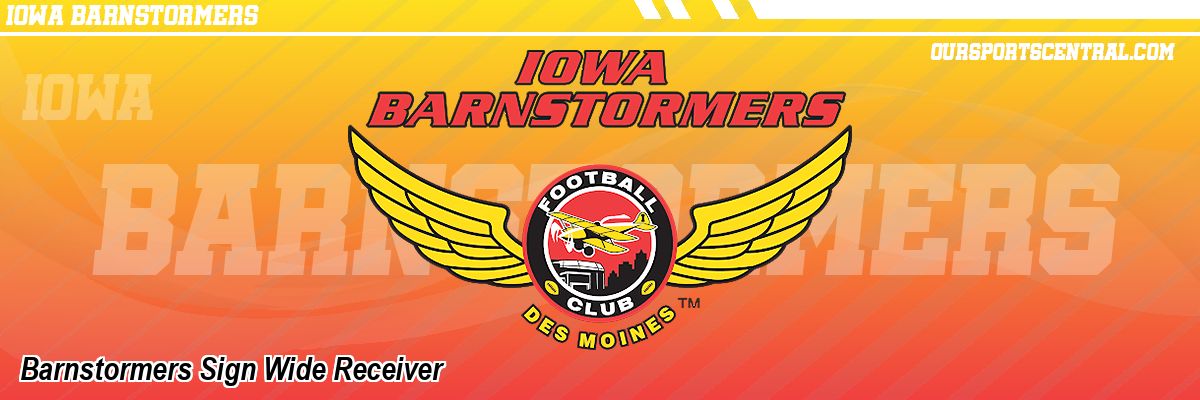 Barnstormers Sign Wide Receiver