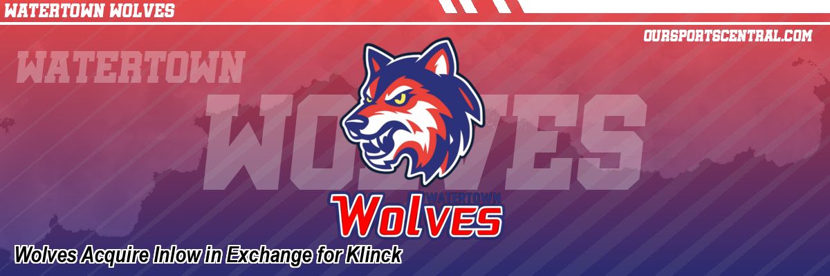 Wolves Acquire Inlow in Exchange for Klinck
