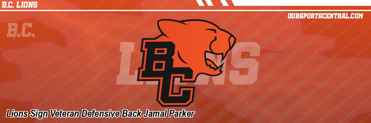 Lions Sign Veteran Defensive Back Jamal Parker