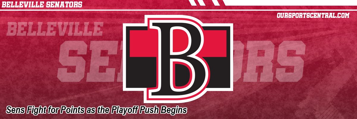 Sens Fight for Points as the Playoff Push Begins