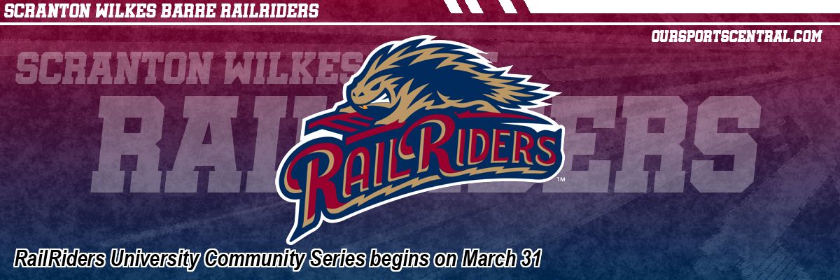 RailRiders University Community Series begins on March 31