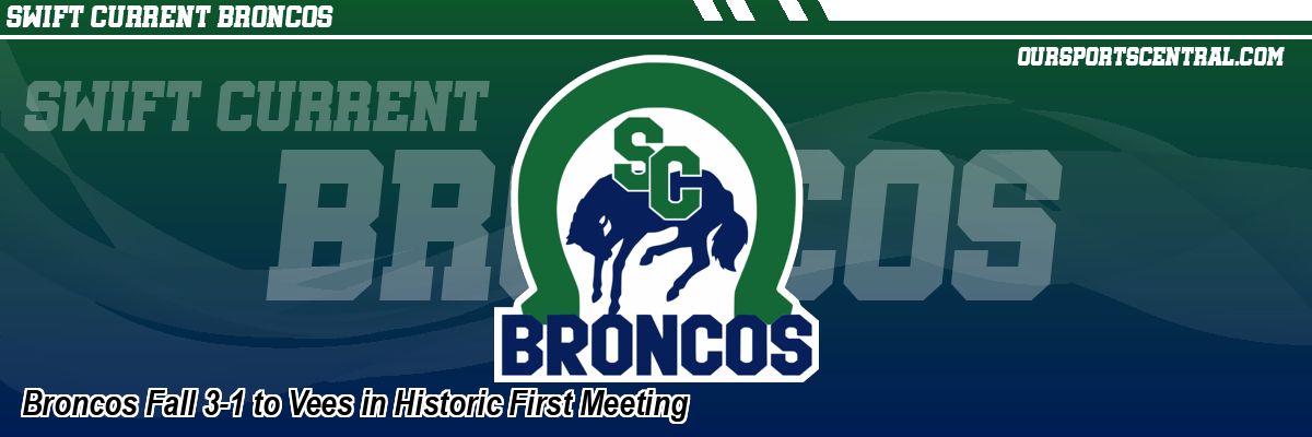 Broncos Fall 3-1 to Vees in Historic First Meeting