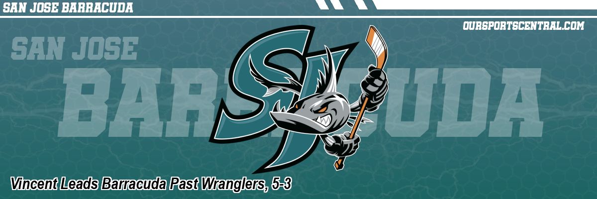 Vincent Leads Barracuda Past Wranglers, 5-3