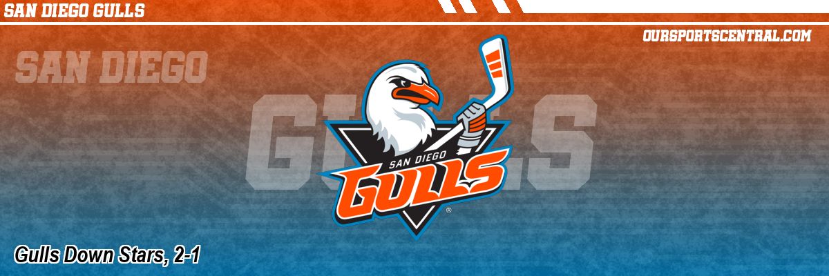 Gulls Down Stars, 2-1
