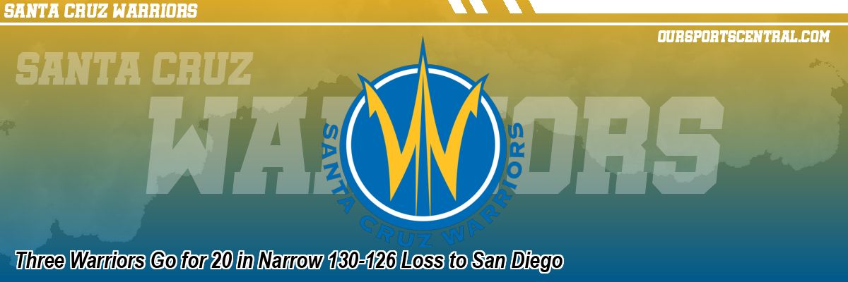 Three Warriors Go for 20 in Narrow 130-126 Loss to San Diego