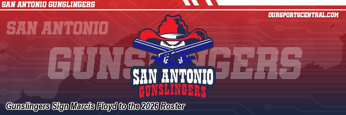 Gunslingers Sign Marcis Floyd to the 2026 Roster