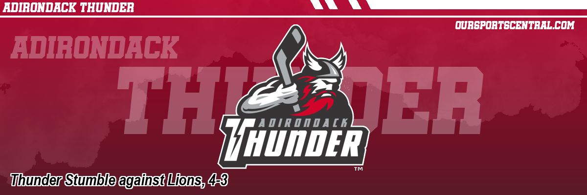Thunder Stumble against Lions, 4-3