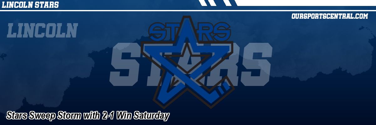 Stars Sweep Storm with 2-1 Win Saturday