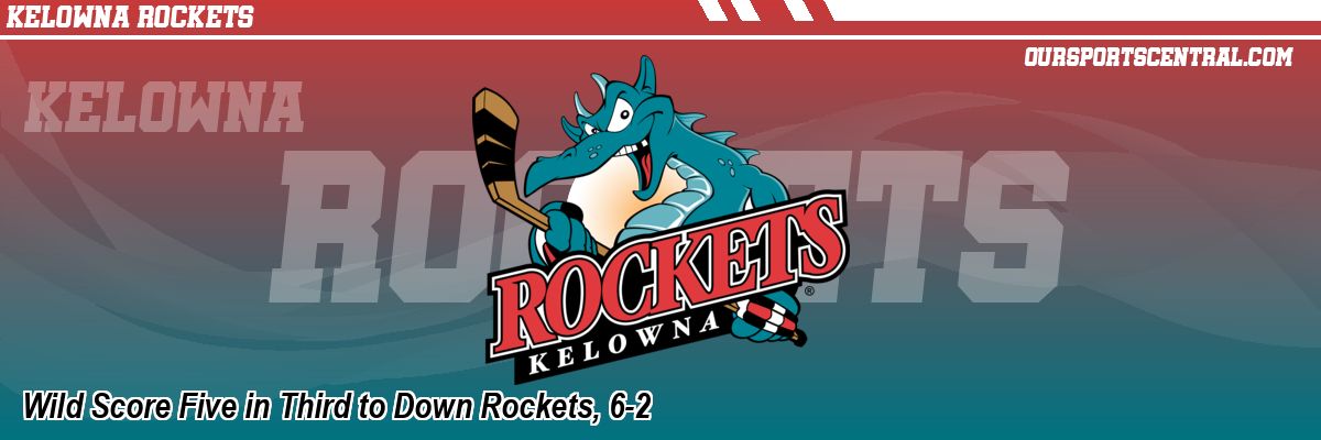 Wild Score Five in Third to Down Rockets, 6-2
