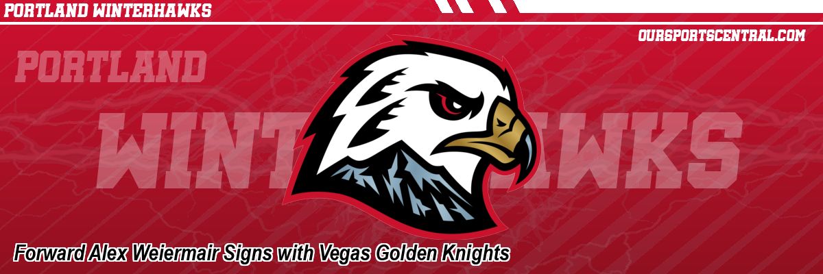 Forward Alex Weiermair Signs with Vegas Golden Knights