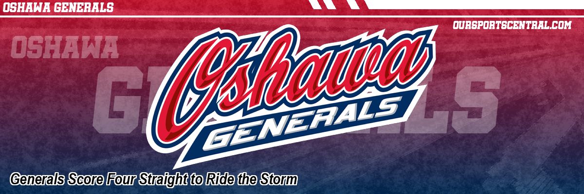 Generals Score Four Straight to Ride the Storm