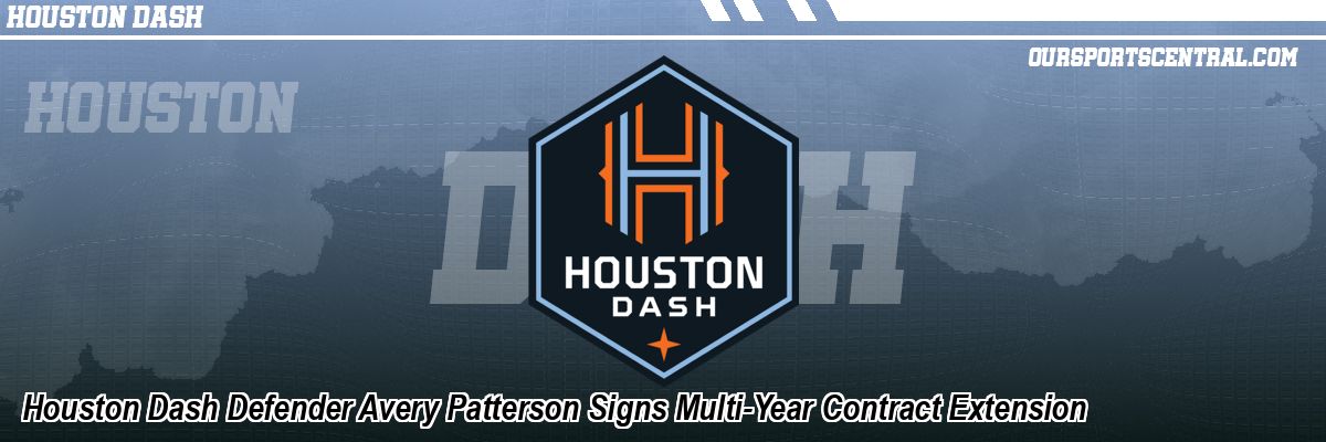 Houston Dash Defender Avery Patterson Signs Multi-Year Contract Extension
