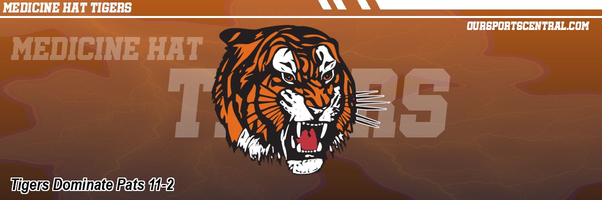 Tigers Dominate Pats 11-2