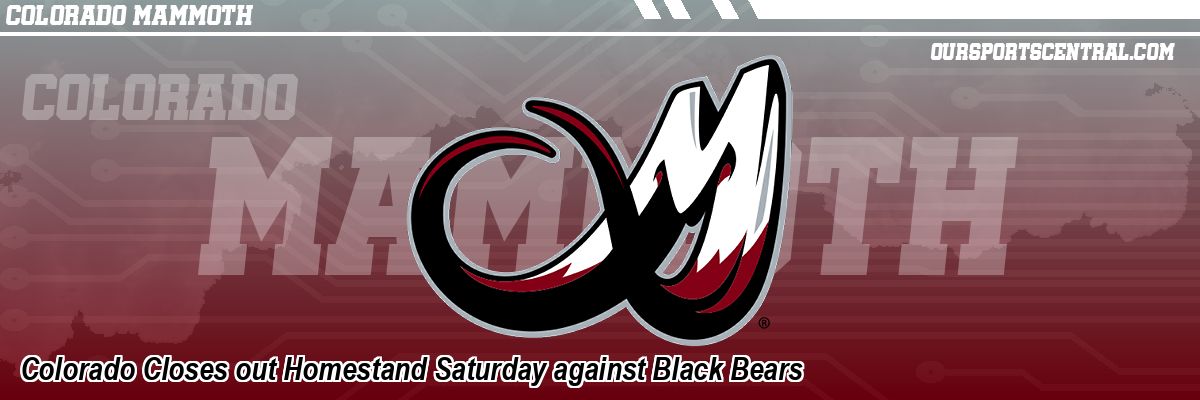 Colorado Closes out Homestand Saturday against Black Bears